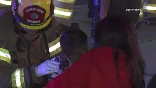 Four-Car Crash Involving Big Rig Injures One, Infant Escapes Injury | Fountain Valley, CA