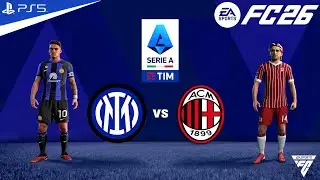 FC 26 - Inter Milan vs AC Milan - Serie A Match - Authentic Gameplay | PS5&trade; 4K HDR