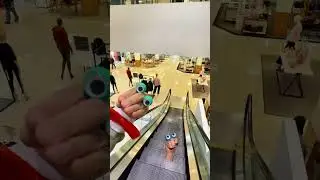 FALLING OFF THE ESCALATORS! 😱