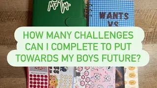 Cash Stuff For My Boys Futures || Wants vs Needs Binder || Savings Challenges