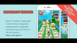 Minecraft Runner | Unity Source Code for Sale | sellmyapp.com