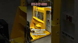 Featuring our Hydraulic Powered Fork Truck Crate Turner/Dumper! #MaterialHandling #forklift