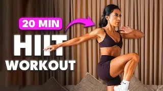 20-МИНУТНАЯ HIIT-ТРЕНИРОВКА НА ВСЕ ТЕЛО ДОМА | Без оборудования, без повторений, сжигание жира