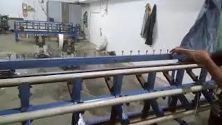 Monofilament hank winder machine