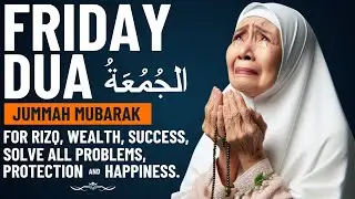 FRIDAY DUA | POWERFUL PRAYER FOR RIZQ, WEALTH, SUCCESS, PROTECTION AND TO SOLVE ALL PROBLEMS