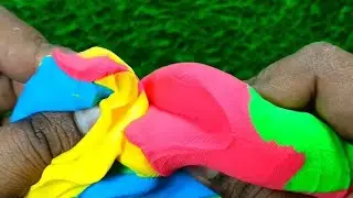 Blue colour red colour yellow colour green colour mixing video