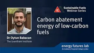 Webinar: Carbon abatement energy of low-carbon fuels