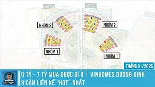 [6 tỷ - 7 tỷ] Mua được gì ở Vinhomes Dương Kinh - Tháng 1/2026