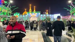 13 Rajab Jashan Mola Hussain as pe Karbala Iraq | 13 Rajab in Najaf Roza imam Ali as 2025 Najafkwali