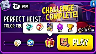 color crush rainbow solo challenge | perfect heist solo today | match masters 