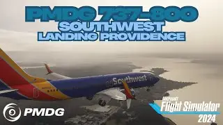 MSFS2024 | PMDG | 737-800 | Southwest | Landing Providence w/BeyondATC