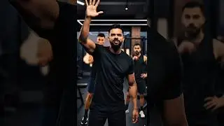 Virat vs Ronaldo: The Funniest Gym Moment! #ai #viratkohli #ronaldo