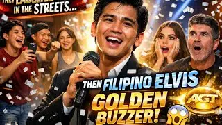 They Laughed at Him in the Streets &mdash; Then Filipino Elvis Shocked AGT with Golden Buzzer 😱🎤