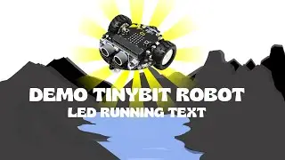 demo for LED's running text
