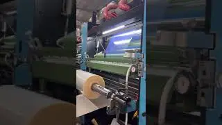 Automatic Thermal film laminating machine with chain knife and powder remover.