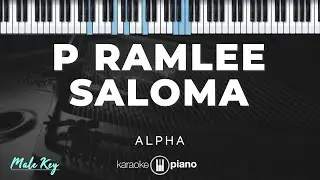 P Ramlee Saloma - ALPHA | KARAOKE PIANO - MALE KEY