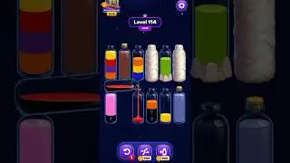 Magic Sort Level 114 | Hard Puzzle Challenge #shorts