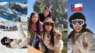 AL FIN CONOCÍ LA NIEVE! - VLOG EN CHILE 