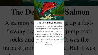Learn English with a Story about Determination     #shorts #english #englishmerl #englishreading