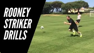 Ronaldo, Wayne Rooney, Keisuke Honda Striker Training