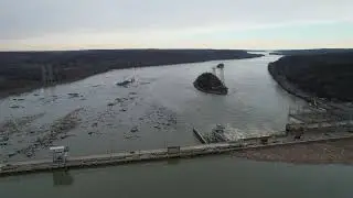 Conowingo dam 2 - from above the dam and around 1/28/2023 - DJI 0083