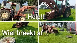 HELP!! WIEL BREEKT AF VAN DE RENAULT | Boer Gerrit vlogt 
