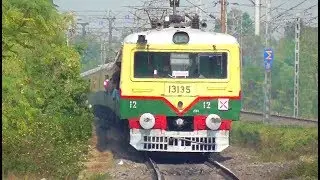 Shining like a Diamond || Freshly Painted 12 coach old model EMU train of Eastern Railway