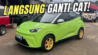 BYD Atto 1 Ini Langsung Ganti Cat! Custom Pakai Ukiran! #modivlog