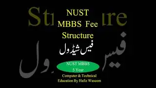 NUST MBBS Total Fee