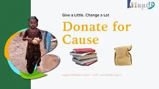 Donate For A Cause | Haadi Organization