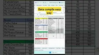 how to compile data in  Excel #exceltech #exceltips #excelformula #exceltricks