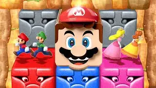 Mario Party Series Minigames - Luigi Vs Mario Vs Peach Vs Wario (Master Difficulty)