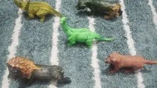 Plastic Animal Toys + Mud Play = Kids Fun Time!
