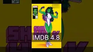lowest rated marvel series on imdb she hulk #shorts #she hulk