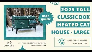 [ User Guide ] How To Install 2025 Tall Classic Box Heated Cat House &ndash; Large