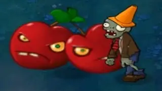1 Cherry Bomb vs 1 Conehead Zombie Fight // Plants vs Zombies