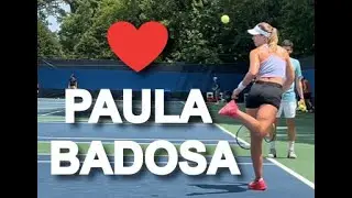 Paula Badosa Hot Tennis Pro Tennis Serve Practice