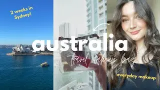 What I Packed in My TRAVEL MAKEUP BAG | 2 Weeks In AUSTRALIA