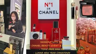 No 1 De Chanel Beauty Event & Unboxing, Toxic Free Nail Salon & Cafe & Lunar New Year At Chinatown!