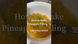 Pineapple filling for empanadas or cake! Only 3 simple ingredients🍍 #pineapple #empanadas #recipe