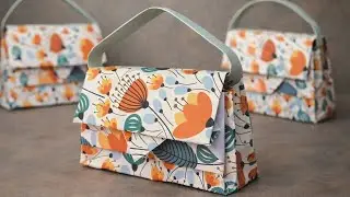 How To Make a Cute Pepar Bag/DIY Mini Paper Bag/ Easy and Simple#viralvideo #art #diy