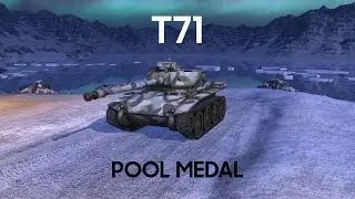 [4K] T71 - Pool Medal | WoT Blitz