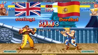슈퍼 스트리트 파이터 2 터보 ➤ steling1 (UK) vs Derdhal (Spain) Super Street Fighter 2 Turbo
