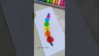 Rainbow feather drawing 😍🪶🌈 #shorts #drawing #oilpastel #ytshorts #paintingideas #creative #art #diy
