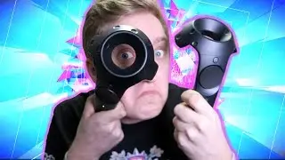 HTC Vive Unboxing, Setup + Gameplay! w/ Hat Films