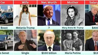 Donald Trump vs Putin | TOP 50 Shocking Secrets of Lifestyle, Power & Wealth