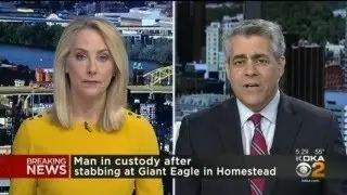 Man In Custody After Stabbing At Waterfront Giant Eagle