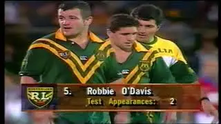 Brilliant Individual try from Robbie O'davis - Australia v NZ 1995