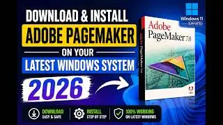Install PageMaker in Windows 11 Easily – No Errors | Serial Key + Updates Included