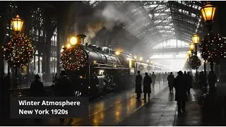 Winter Atmosphere | 1920s New York Christmas Ambience with Original Music
